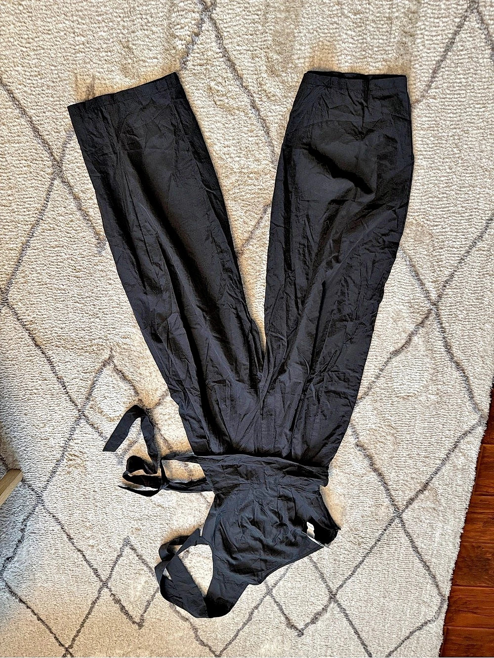 Innovare Denim Black Off Shoulder Wide Leg Jumpsuit Size S